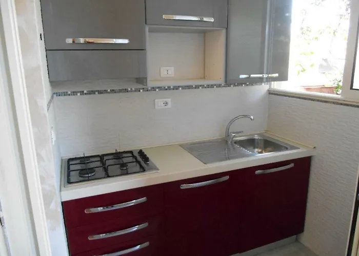 펜션 Bilocale Con Veranda Giardino Al Mare In Baia 갈리폴리